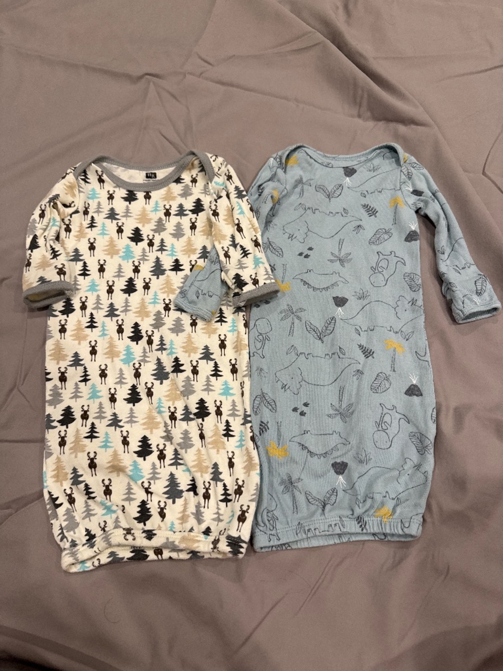 Newborn Nightgowns Bundle of Two